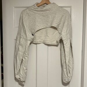 POPFLEX Mockneck Shruggie - Daylight Heather Grey L/XL